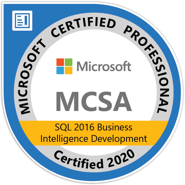 Microsoft Certified Solutions Associate( Dados & BI)